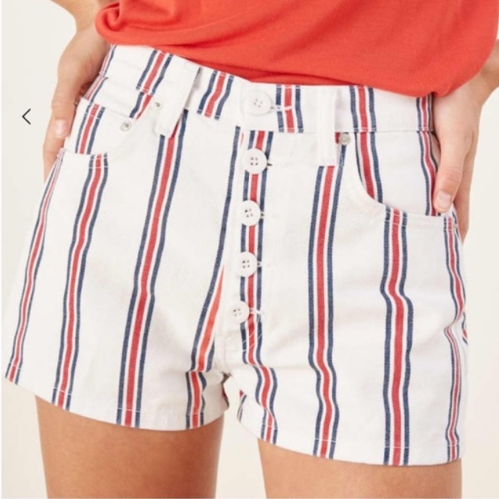 Reformation Charlie Short in Grenada Stripe NWT